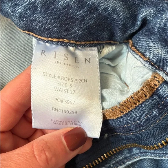 Classic Blue Flare Jeans for Women - Picture 5 of 5